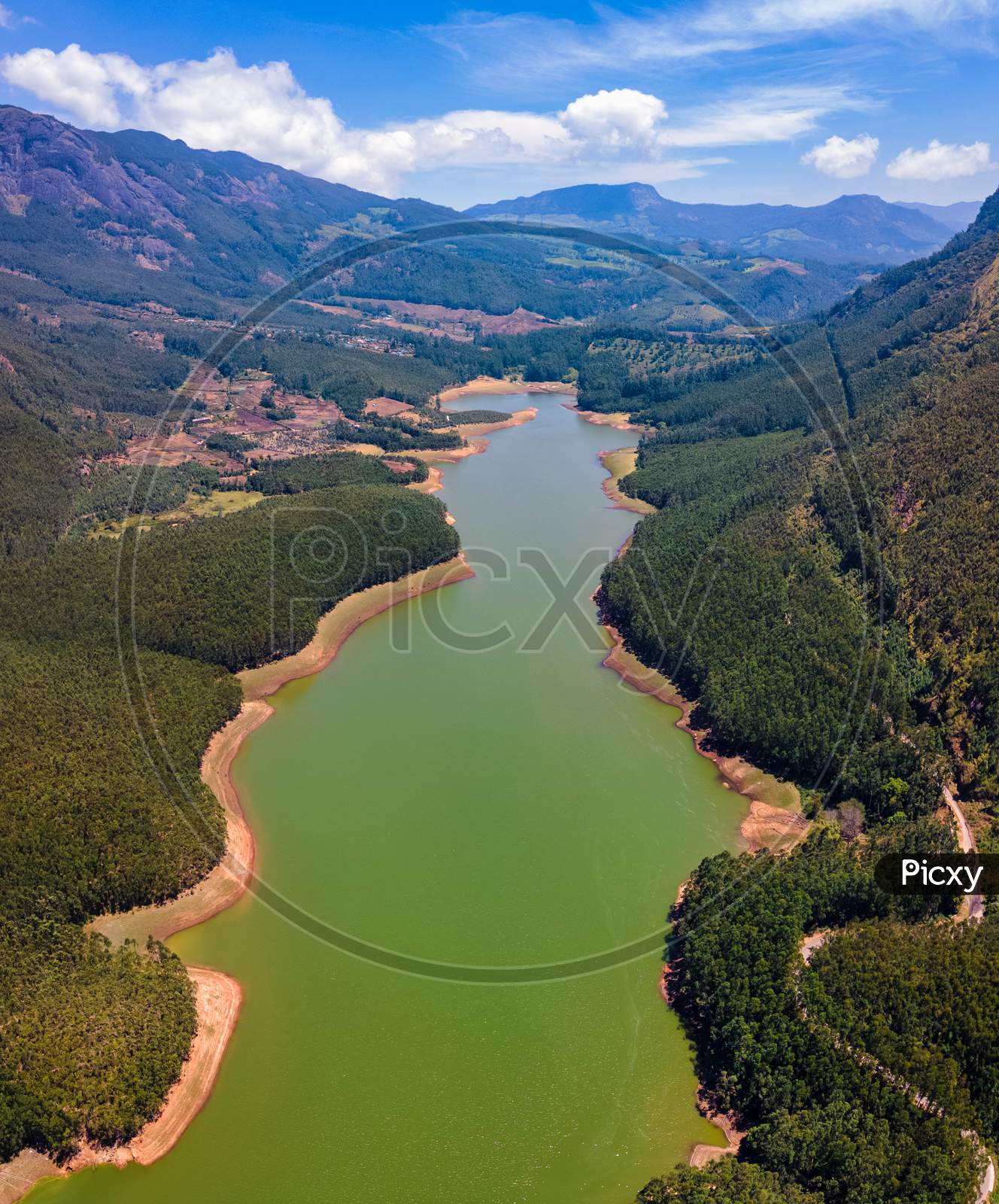 Matupatty River Drone View