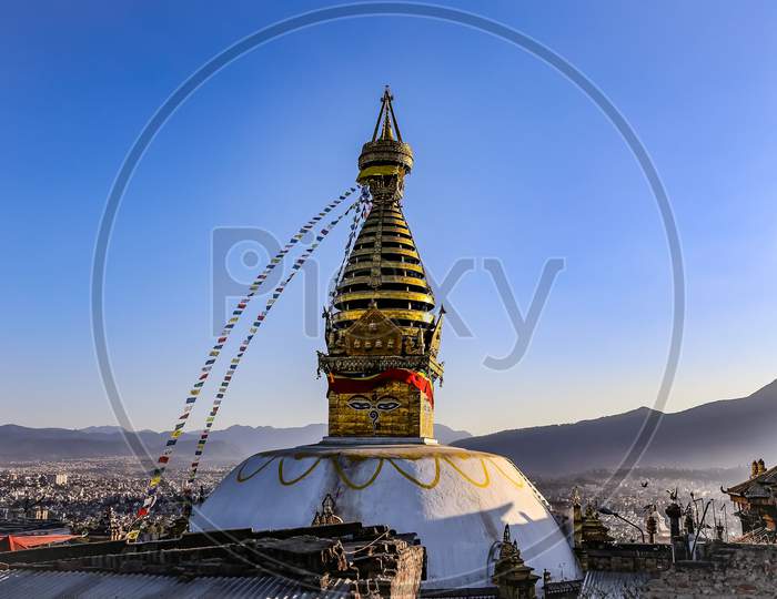 Famous Boudha Stupa in kathmandu Nepal