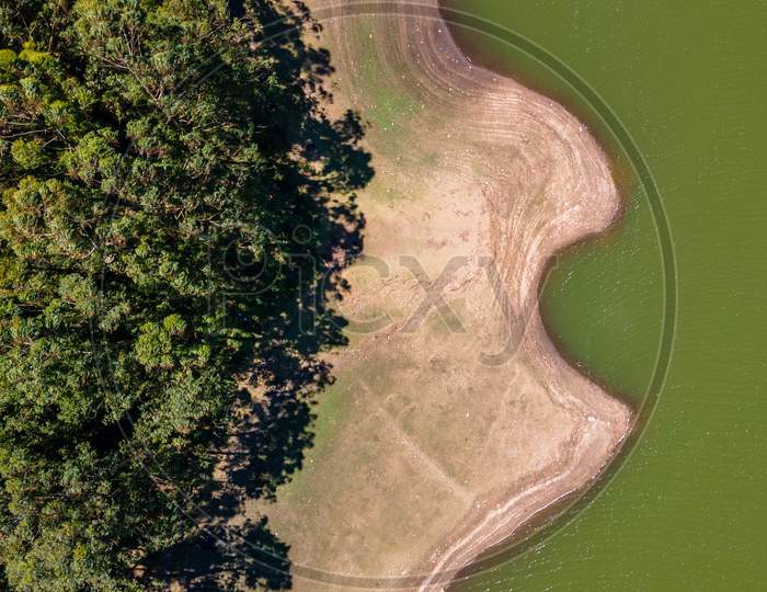 Drone Views of Tea Plantations in Munnar of Idukki District