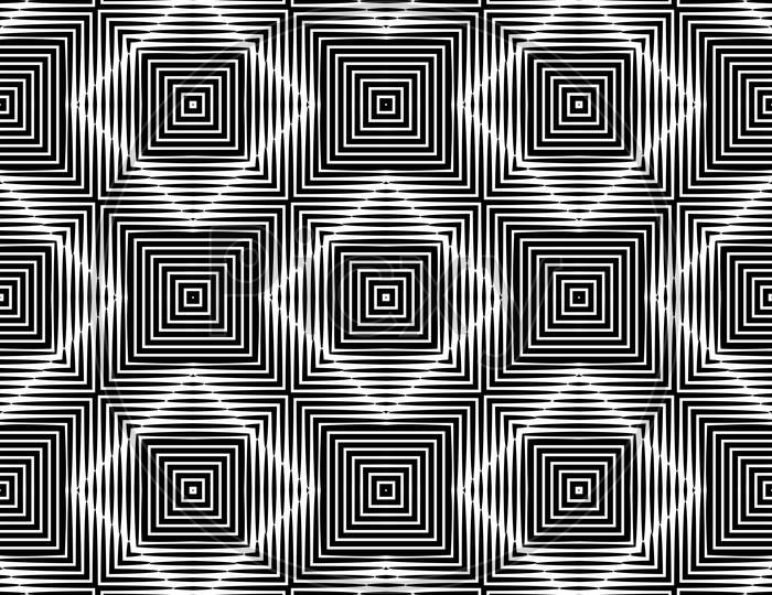 Seamless vector background, simple black and white stripes vector pattern