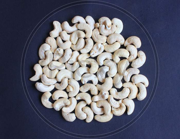 Cashew Nuts Texture Background