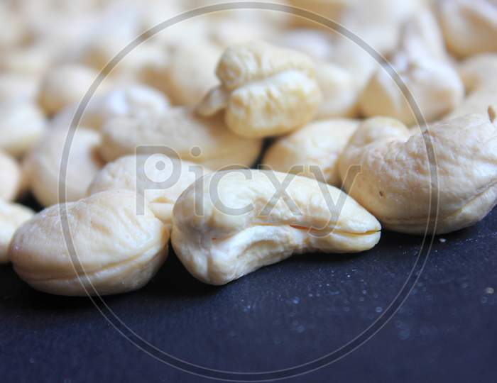 Close Up Of Cashew Nuts