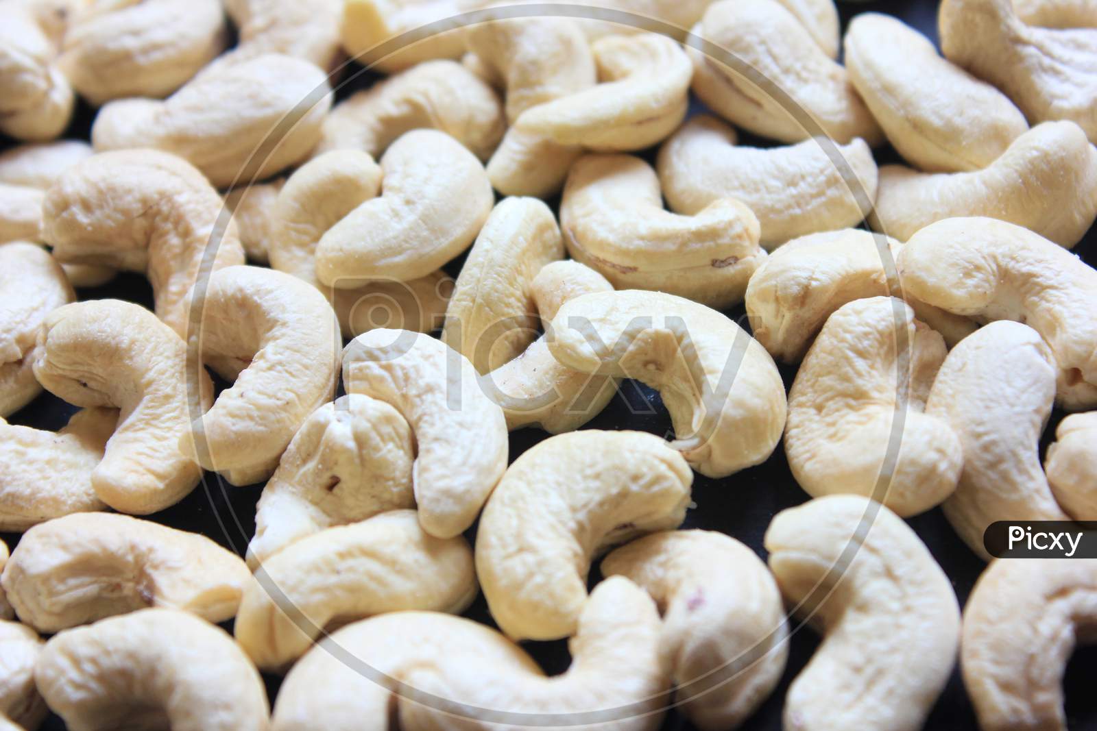 Cashew Nuts Texture Background