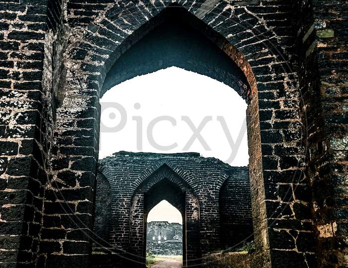 Ancient Bidar Fort Built By Nizam Of Hyderabad, Karnataka India.