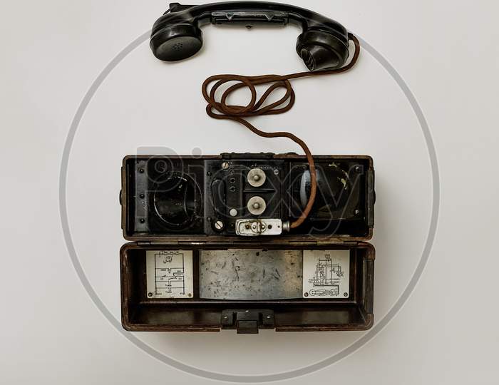 old style vintage phone