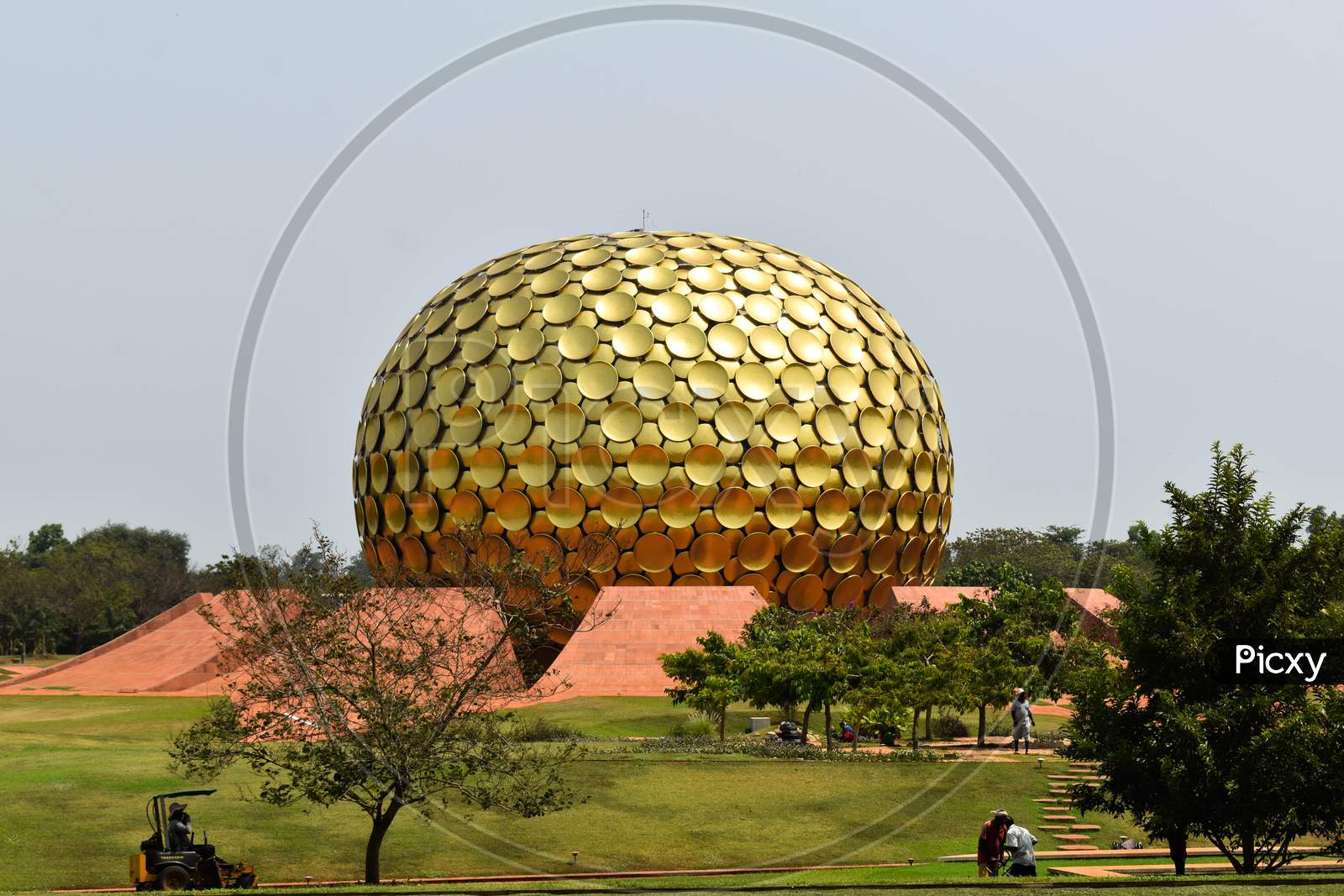 Matri Mandir Of Auroville In Pondicherry