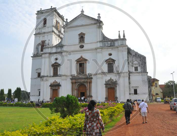 Se Cathedral Church Is The In Goa, India