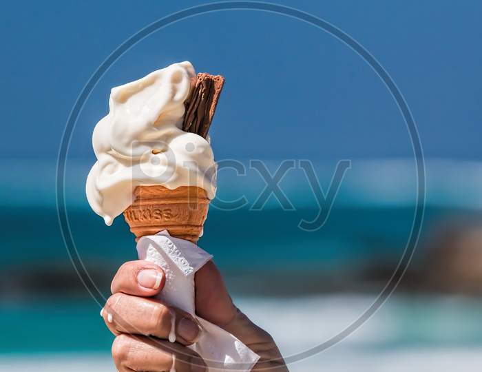 ice cream, sunny, food