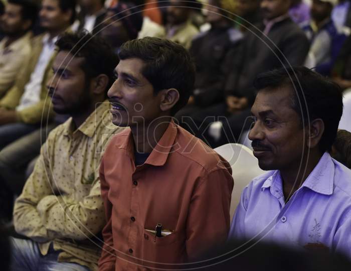 Indian people at business conference seminar meetup.Indian business concept.