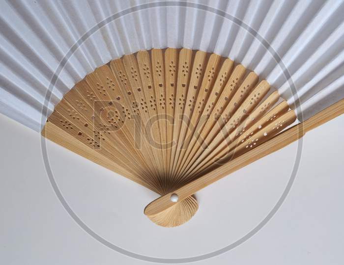 Traditional Japanese Or Chinese Hand Fan