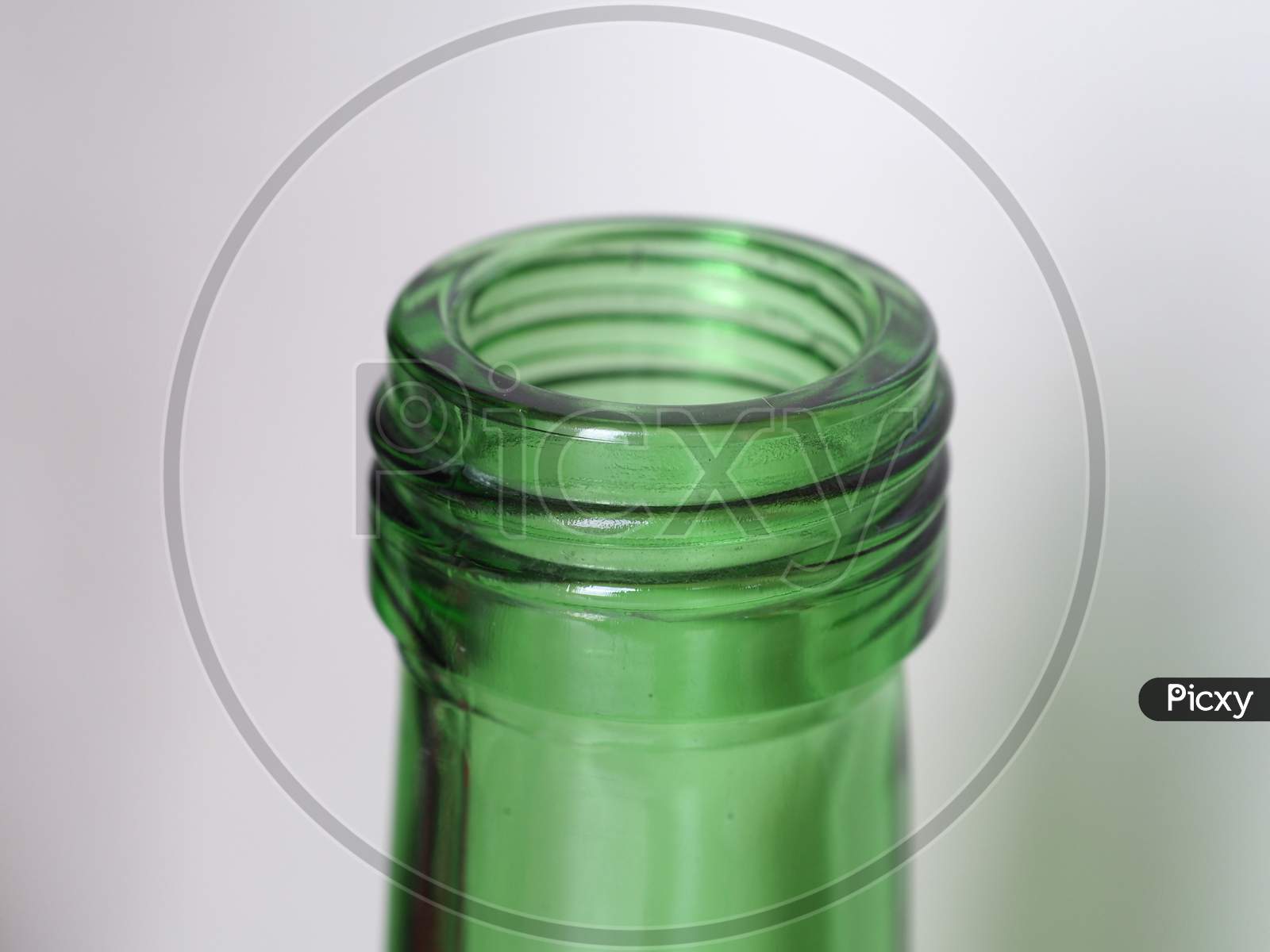 Open Green Bottle