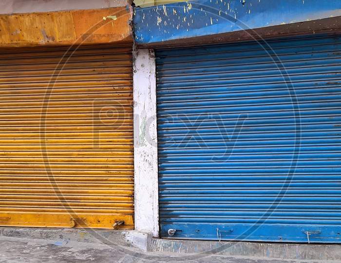 Lock-Down shop at Seppa, East Kameng, Arunachal Pradesh