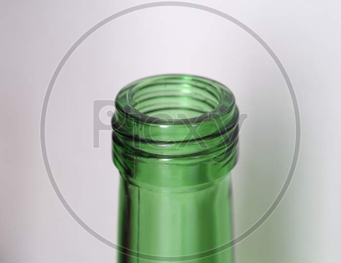 Open Green Bottle