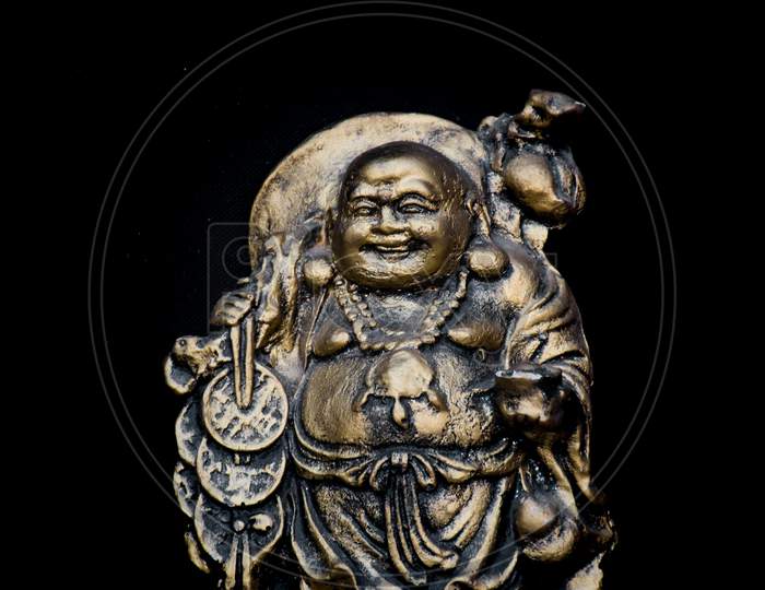 Laughing Buddha statue art of India