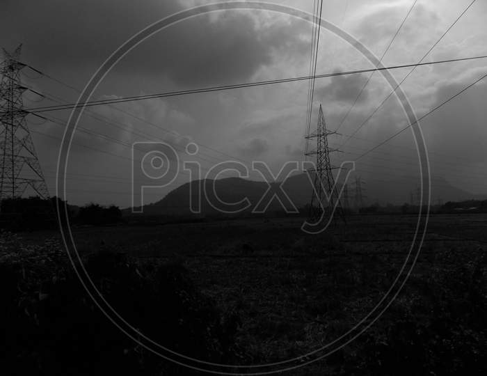 Beautiful landscape in Black & White Photography