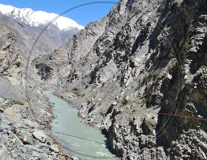 Spiti River In Himachal Pradesh