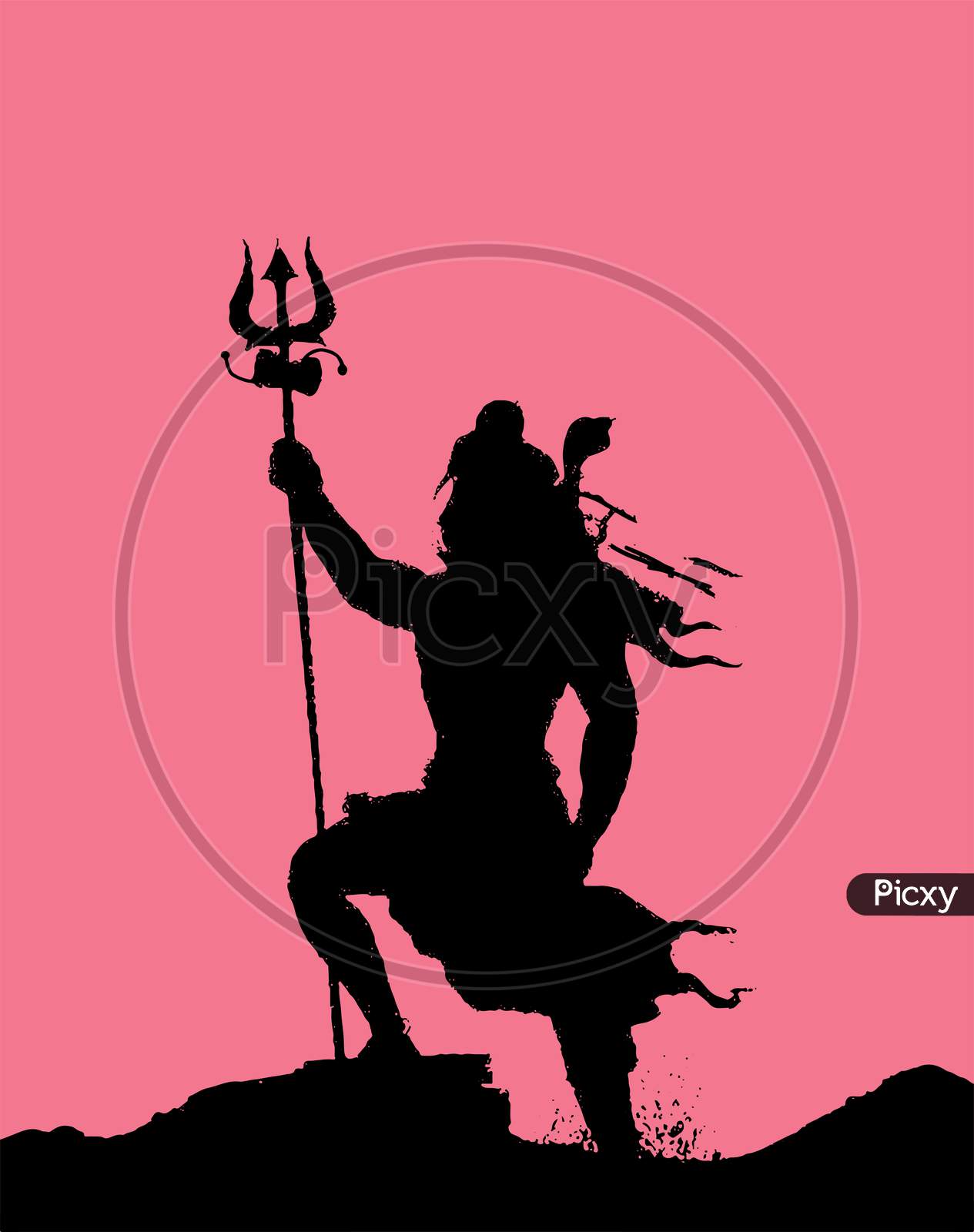 Image of Drawing Or Sketch Of Lord Shiva And Parvati Editable Outline  Illustration-ER787284-Picxy