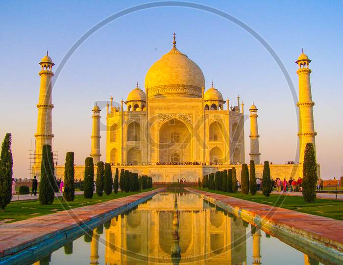 The Taj Mahal Of The Image (India, Agra)