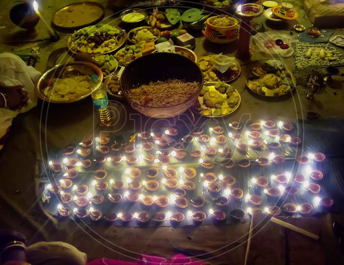 Indian Festival - Kali Puja (Diwali Light)