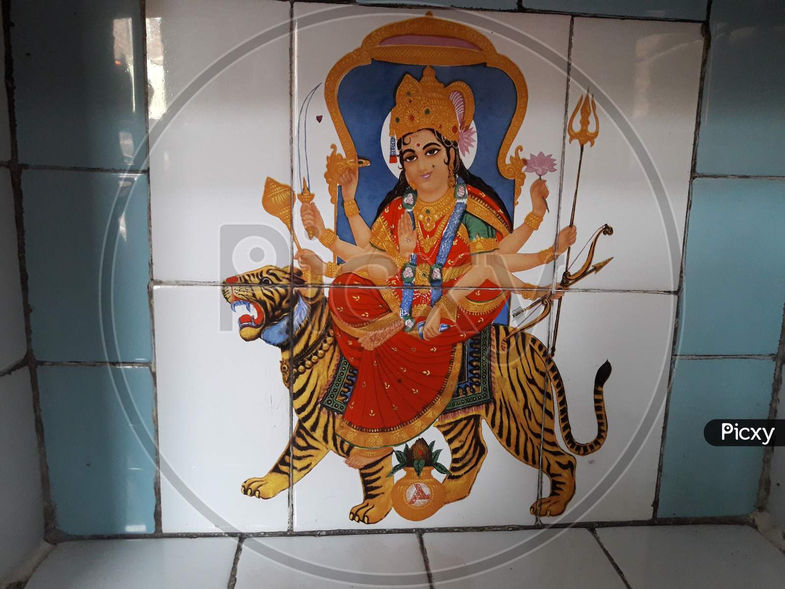 Sherawali mata Cut Out Stock Images  Pictures  Alamy