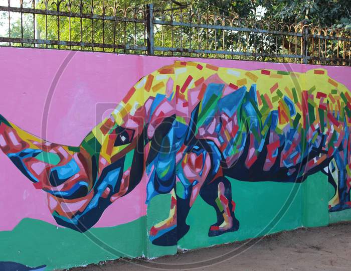Mural Art on the roads of Bhubaneswar