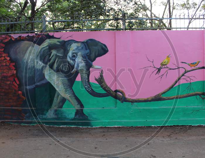 Mural Art on the roads of Bhubaneswar