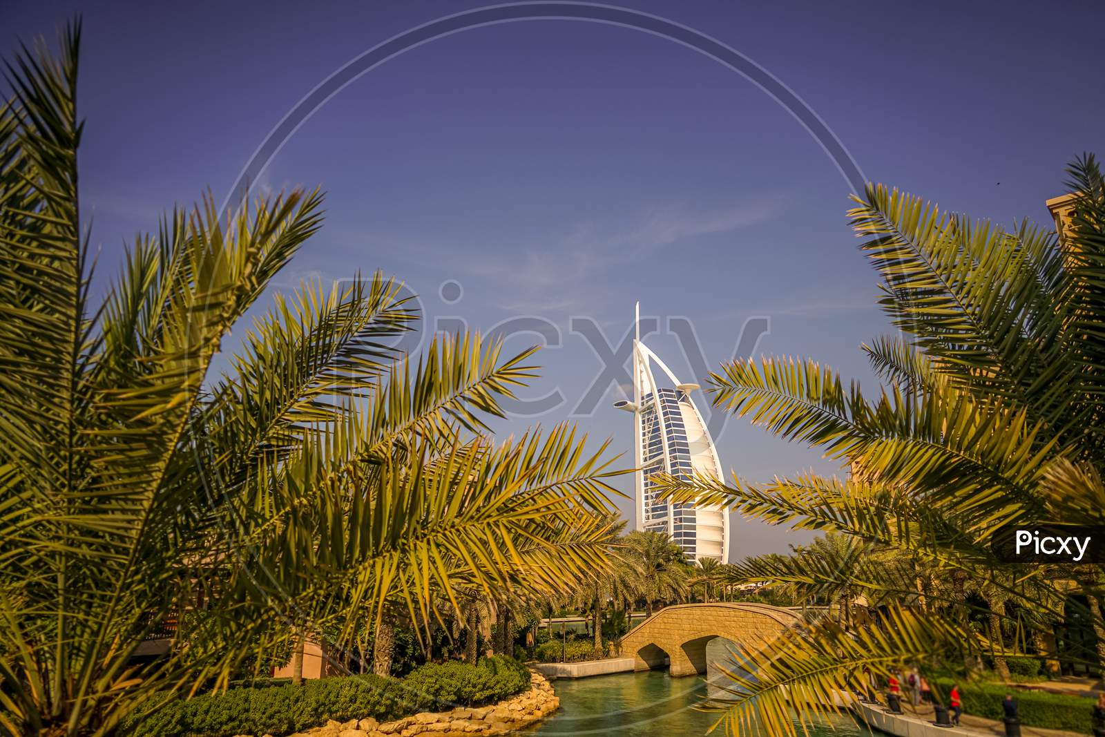 Burj Al Arab And Blue Sky (Uae · Dubai)