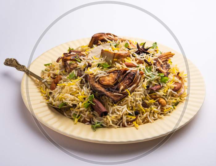 Image of Kathal Biryani Is Made Using Raw Jackfruit Pieces Cooked ...