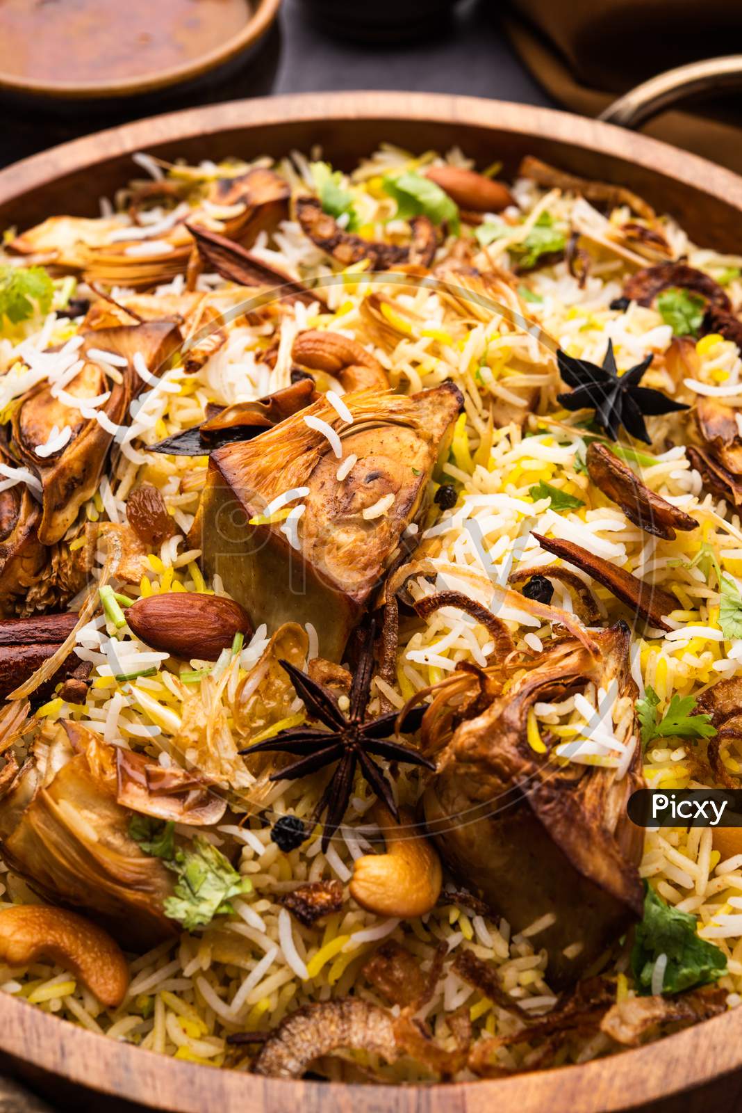 Image of Kathal Biryani Is Made Using Raw Jackfruit Pieces Cooked ...