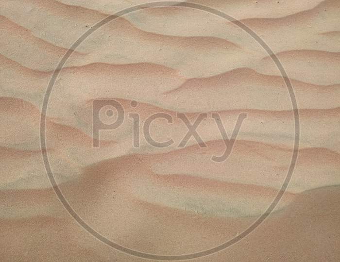 Closeup Of Sand Dune Texture