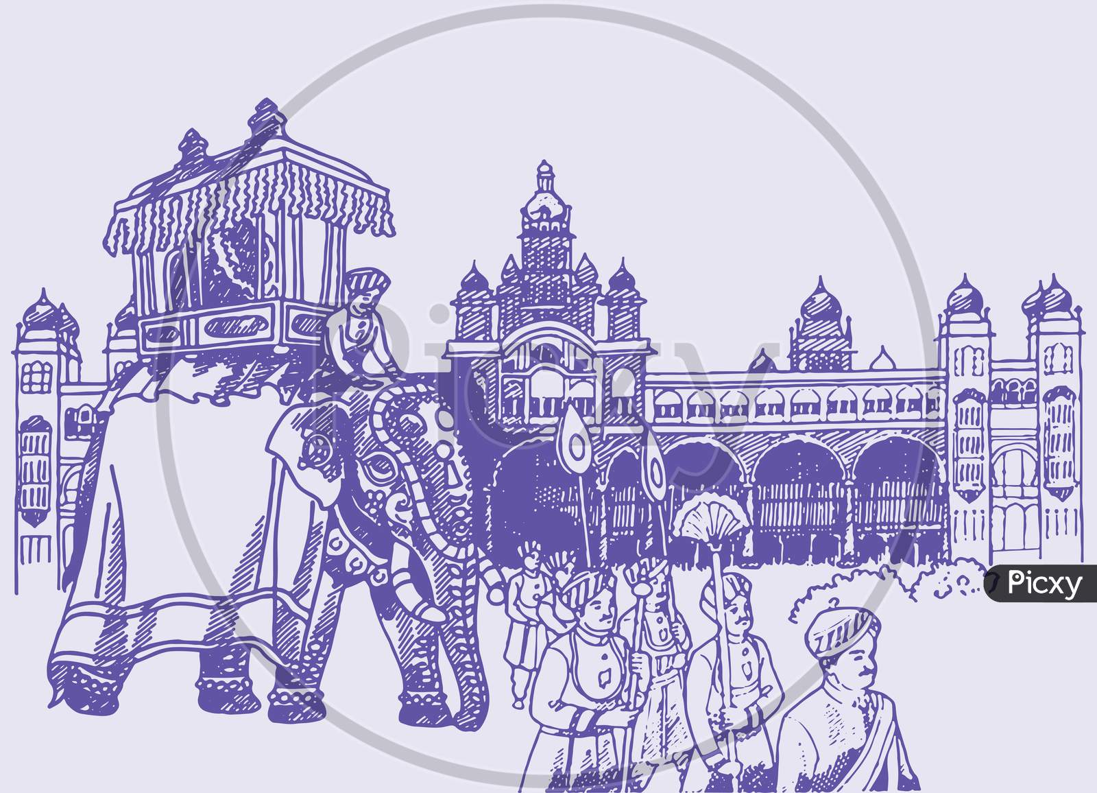 Premium Vector | Dussehra celebration - angry ravana with ten heads, hand  drawn sketch vector illustration.