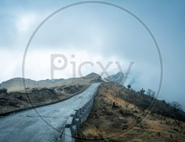 The Road And The Clouds, Tumling, Nepal