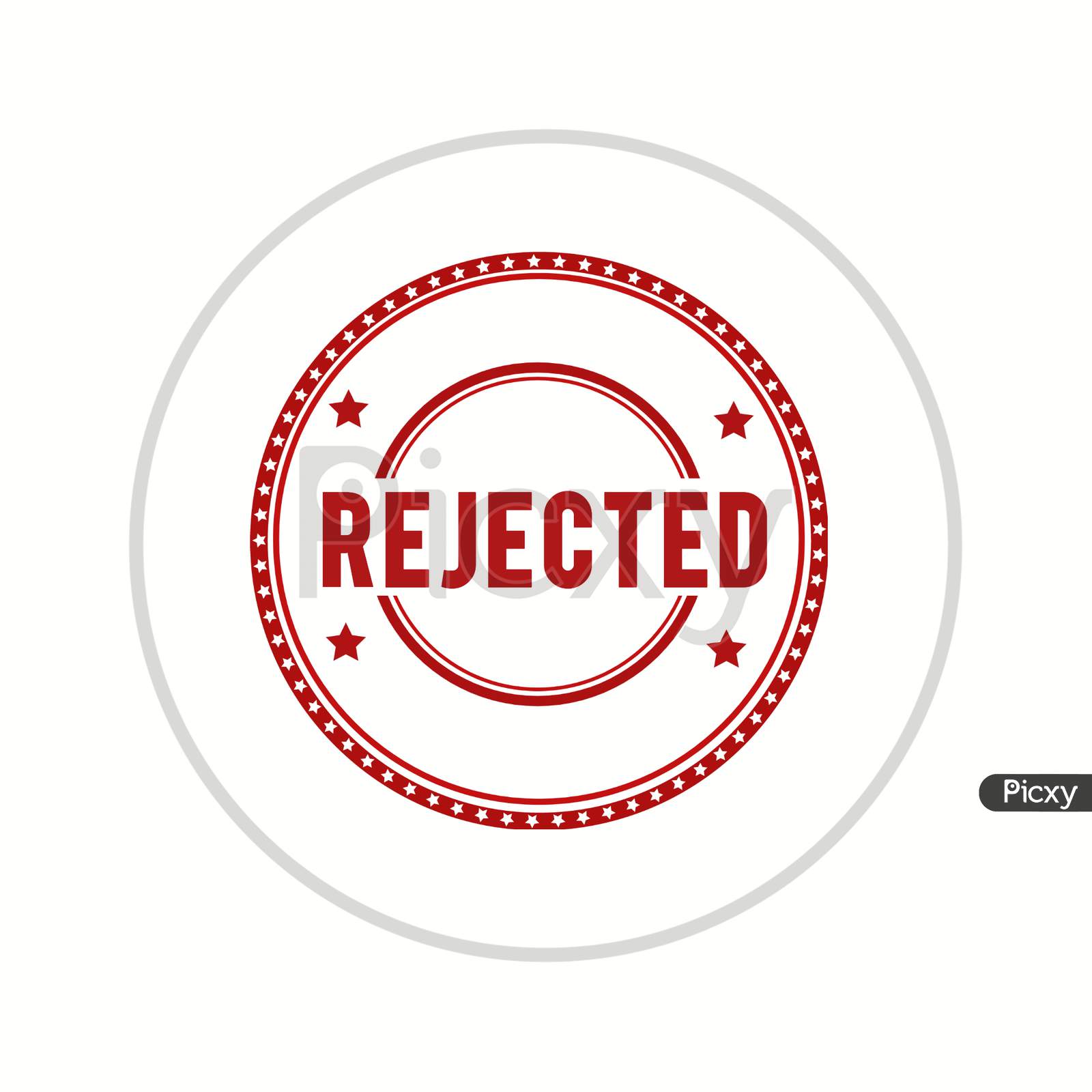 Rejected stamp