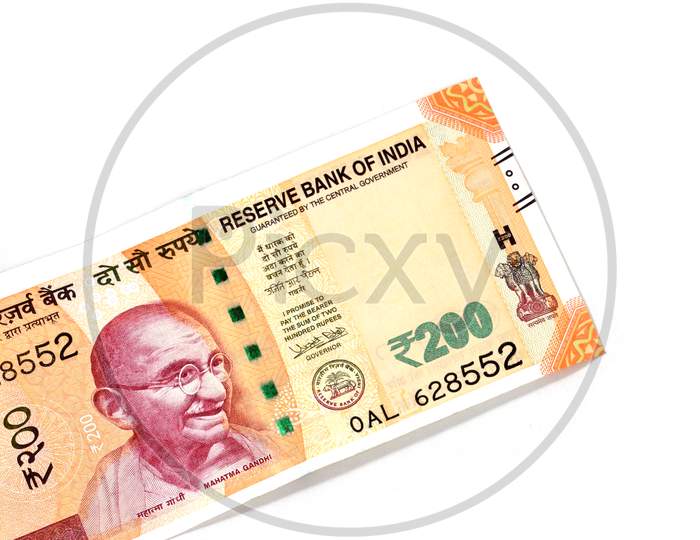 New Indian Currency Of 200 Rupee Note