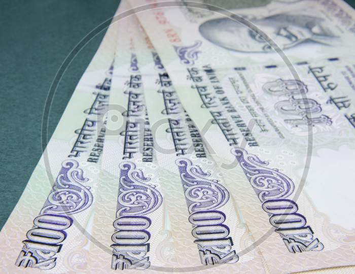 A One Hundred Rupee Note ,Indian Currency