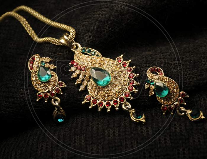 Diamond Necklace, Indian Traditional Jewellery
