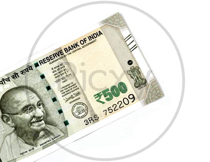 New Indian Currency Of 500 Rupee Note