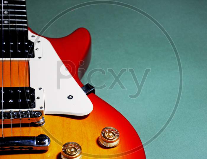Electric Guitar Isolated On White Background
