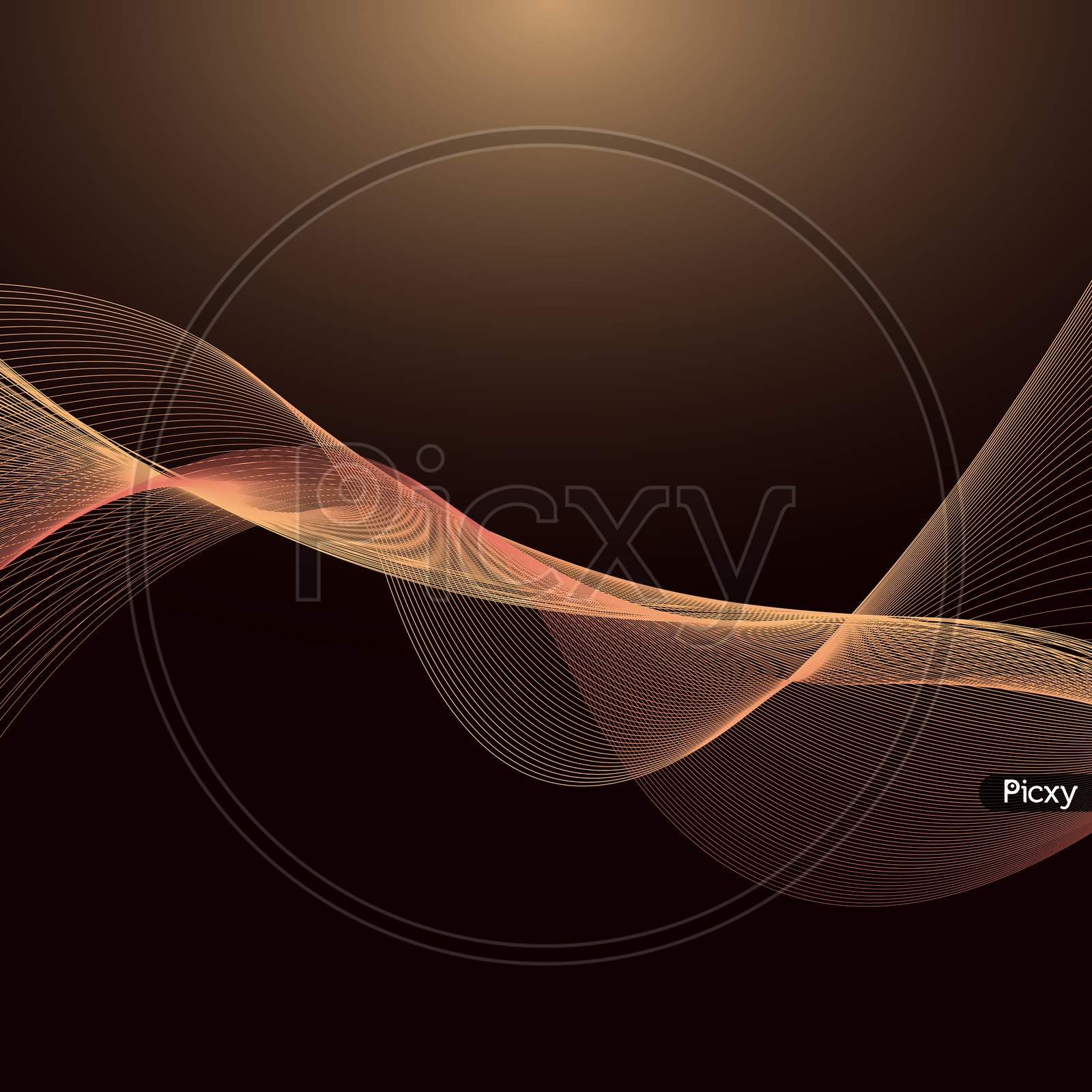 image-of-swaying-wavy-lines-abstract-wave-background-brown-abstract