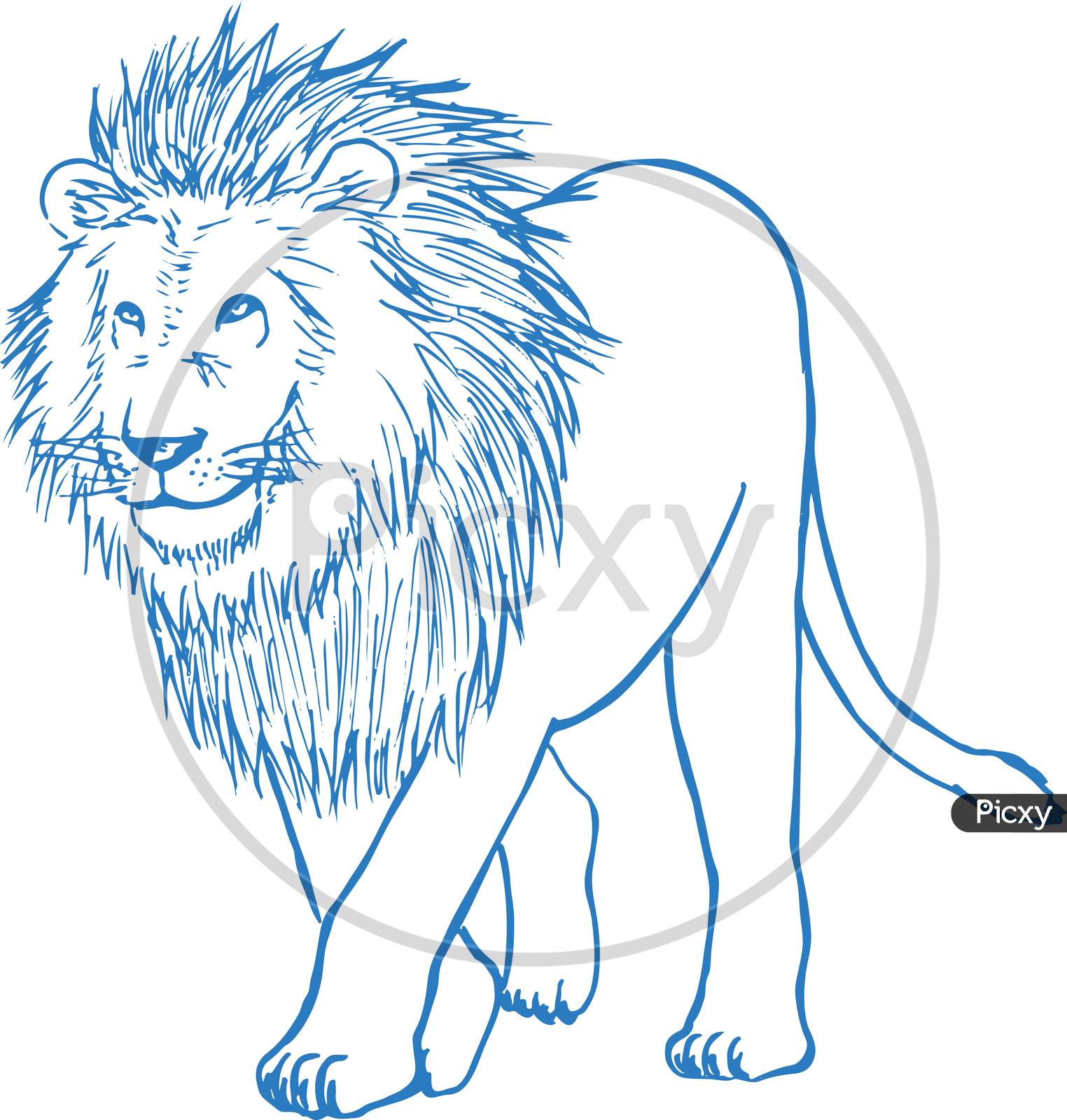 Lion outline design silhouette by tshirt-fuchs | Lion silhouette, Simple  lion tattoo, Animal outline
