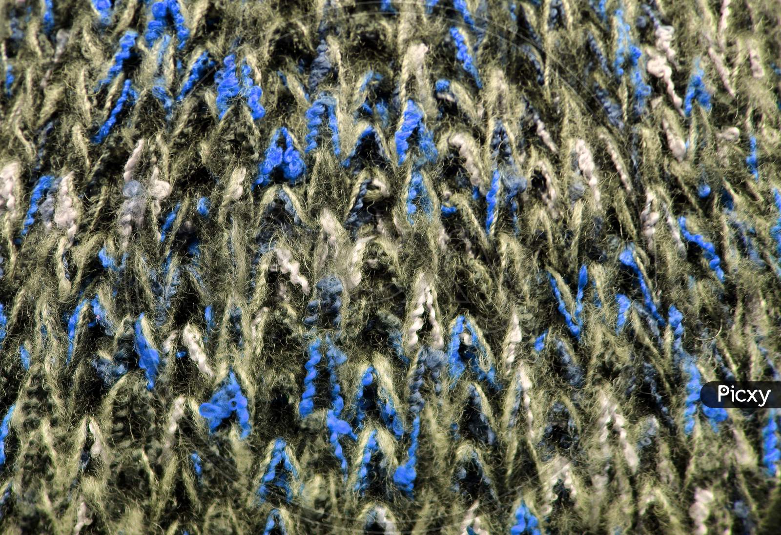 Blue Pattern Fabric Texture Design background with unique and attractive texture
