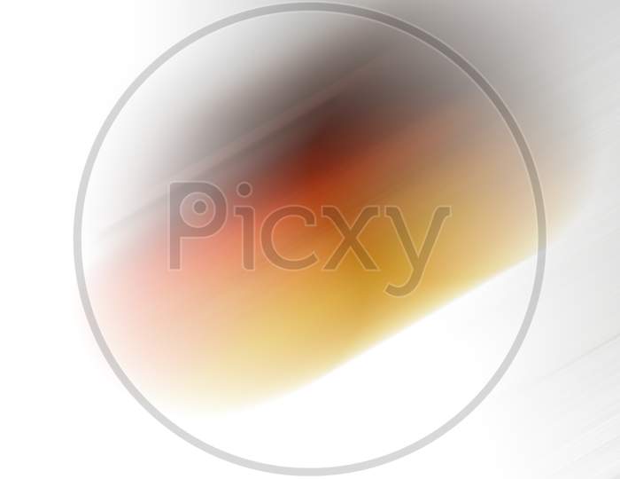 Abstract Surface motion blurred colorful gradient or backdrop in a white background