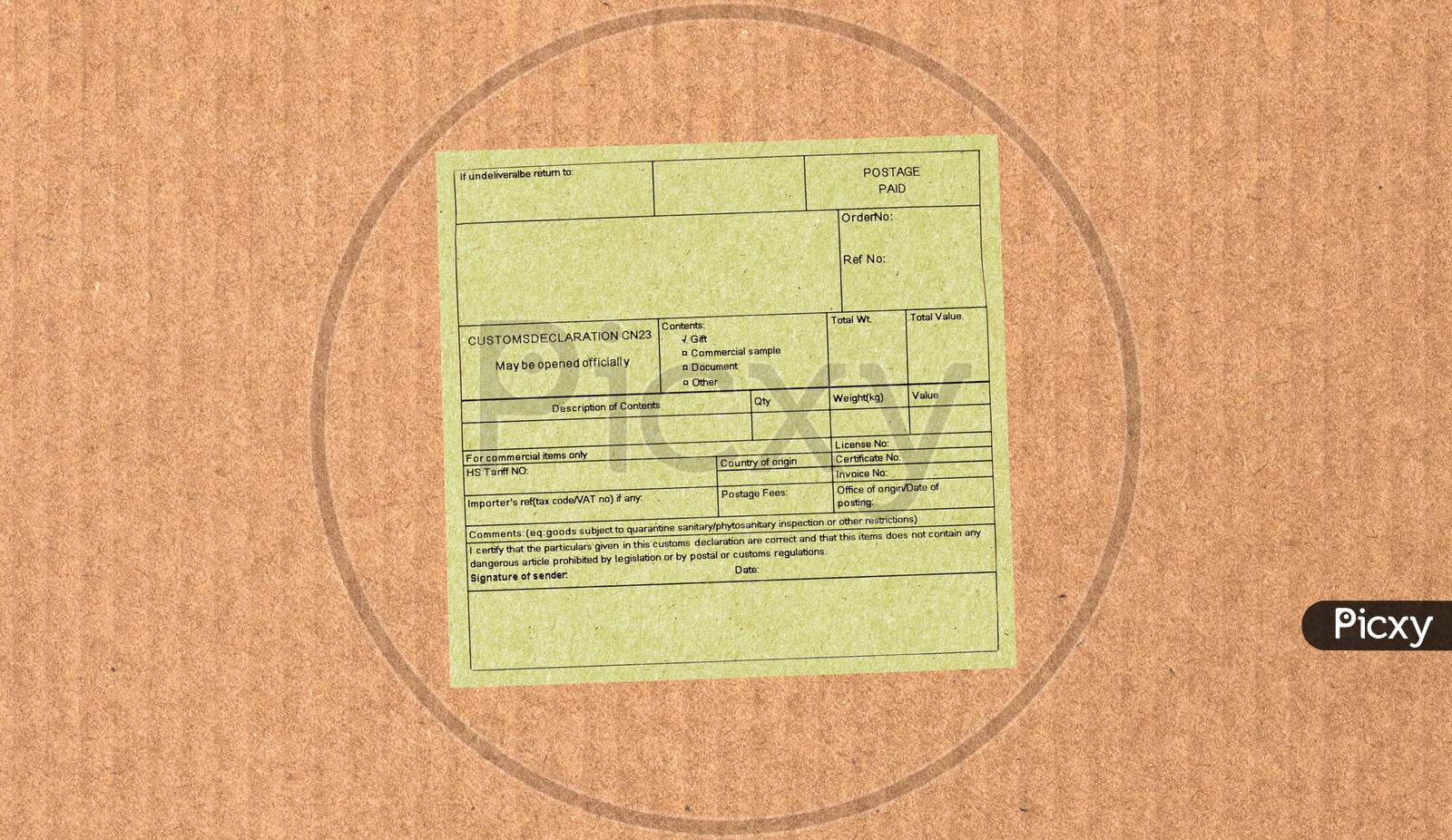 193 Customs Declaration Parcel Stock Photos - Free & Royalty-Free Stock  Photos from Dreamstime