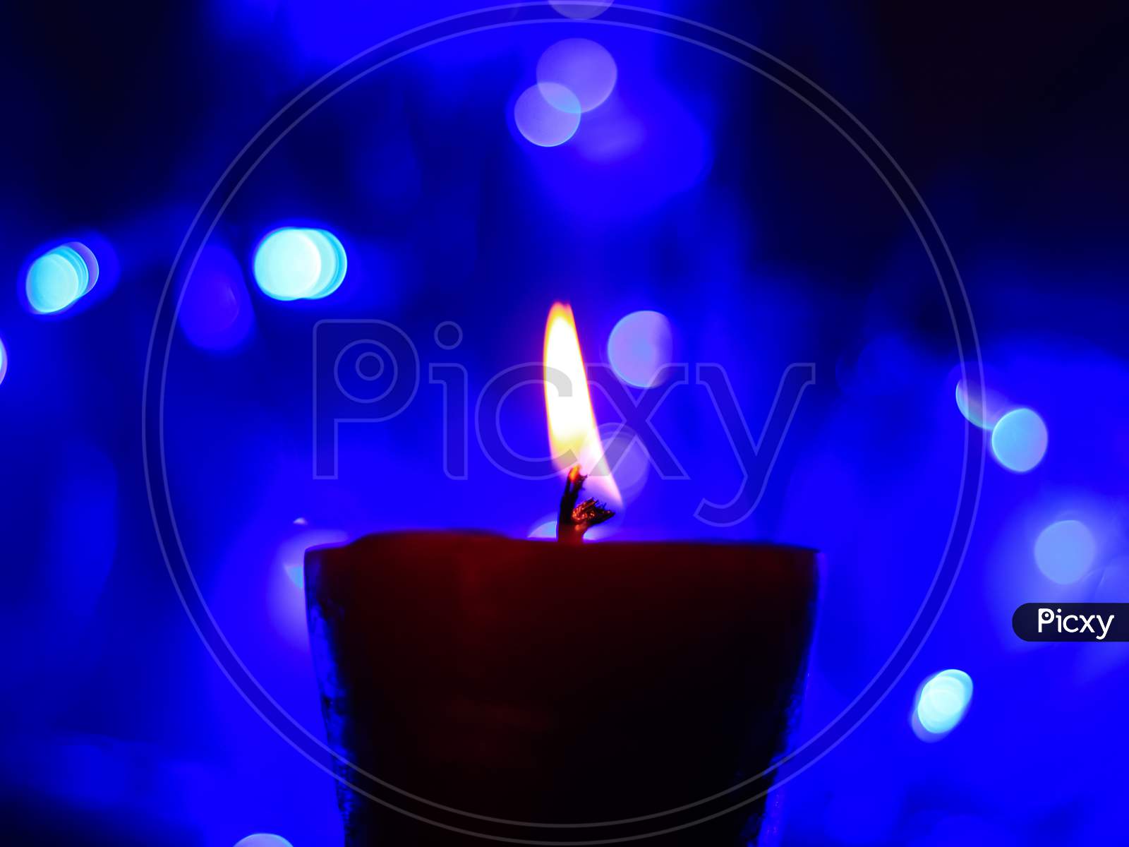 HD blue winter candles wallpapers  Peakpx