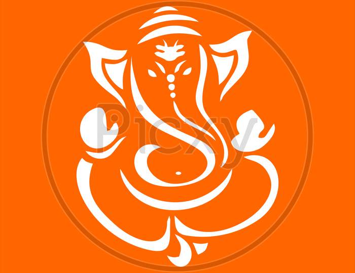 Lord Ganesha illustration.