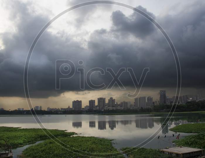 Monsoon mornings by powai lake