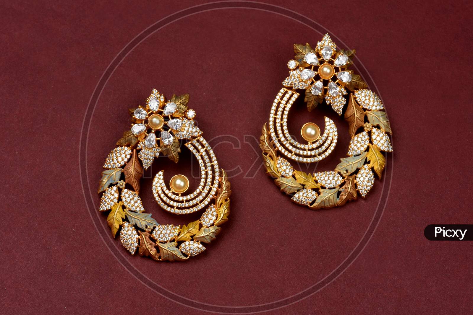 22K Gold Plated Designer 4'' Long Beautiful Indian Wedding Earrings Jhumka  ..b | eBay