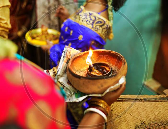 Traditional Indian Bengali Hindu Wedding And Rituals