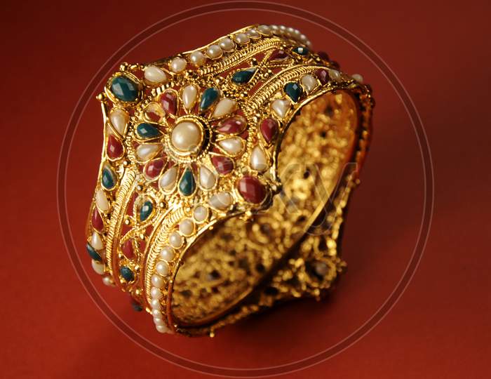 Indian Wedding Gold Bracelet,Indian Traditional Jewelry