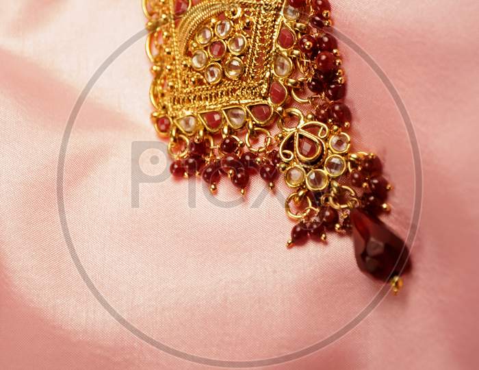 Gold Necklace, Indian Traditional Jewelry